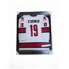 Image 1 : Yzerman Signed  #19 Canada Jersey with Authentication Sticker & COA - 34" x 42" framed