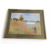 Image 1 : Framed Claude Monet Print "The Poppy Field near Argenteuil" - 36" x 29" Framed.