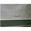 Image 3 : 1960s Signed Lain Singh Bangdel Abstract Oil Painting "Spring" - Nepalese artist - 44" x 48" Framed