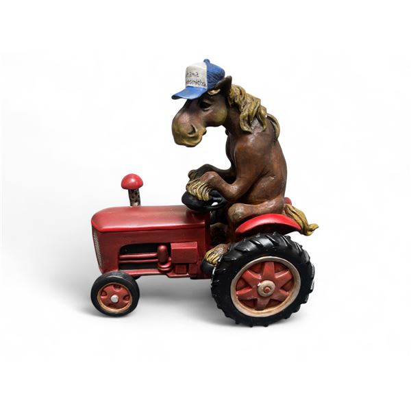 Montana Lifestyles "Elmer on a Tractor" Collectable in Original Box