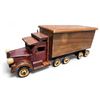 Image 1 : Hickory Farms Woos Semi Truck with Flip Top - 5" x 16" x 5" tall in Original Box