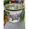 Image 4 : John Deere Logo Mini Pail, Mailbox Tin Bank & 2 Hallmark Keepsake Ornaments in Original Boxes