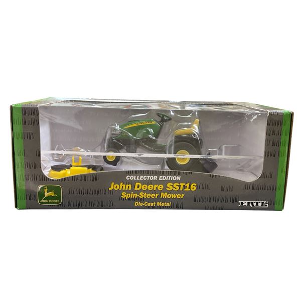 John Deere Collector Edition SST16 Spin-Steer Mower - Ertl 1:16 Scale Diecast #15323 in Original Box