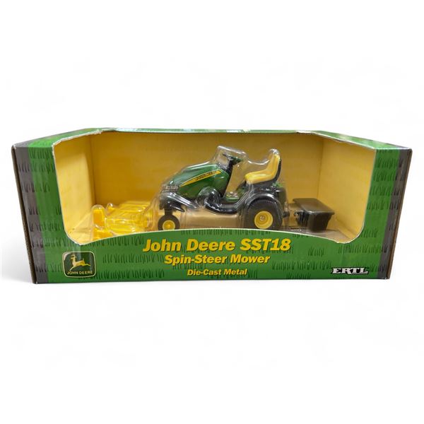 John Deere  SST18 Spin-Steer Mower - Ertl 1:16 Scale Diecast #15292 in Original Box