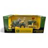 Image 1 : John Deere  X585 Garden Tractor w/Attachments - Ertl  1:16 Scale Diecast #15509 in Original Box