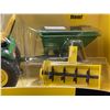 Image 4 : John Deere  X585 Garden Tractor w/Attachments - Ertl  1:16 Scale Diecast #15509 in Original Box
