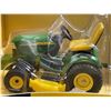 Image 5 : John Deere  X585 Garden Tractor w/Attachments - Ertl  1:16 Scale Diecast #15509 in Original Box