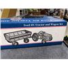 Image 3 : Ford 8N Tractor and Wagon Set - Ertl 1:16 Scale Diecast #309 in Original Box