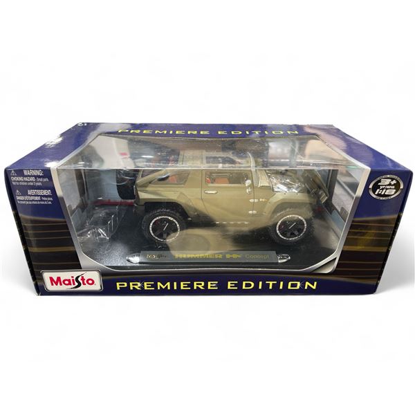 Maisto Premier Edition Hummer HK Concept Model - 1:18  Diecast with Plastic Parts in Original Box