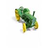 Image 3 : John Deere Vintage Style Tractor with Harvest Attachment - 1:32 Scale Diecasts - No Boxes