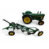Image 1 : John Deere 820 Tractor with Tiller Attachment - Ertl 1:16 Scale Diecasts with no Boxes
