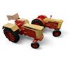 Image 1 : 2 Case 600 and Case 1030 Comfort King Diecast Tractor Models - 1:16 Scale - No Boxes