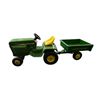 Image 4 : 2 John Deere Mini Utility Tractor & Dump Cart Sets - Ertl Diecast Models - Do not know if they were 