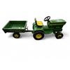 Image 3 : 1 John Deere Diecast Mini Tractor with 3 Dump Carts - No Boxes