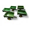 Image 1 : 5 John Deere Mini Utility Tractor Trailers - No Boxes