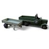 Image 1 : Vintage Dinky Toy "Military Truck" & "Flat Truck Trailer" by Meccano England - No Boxes