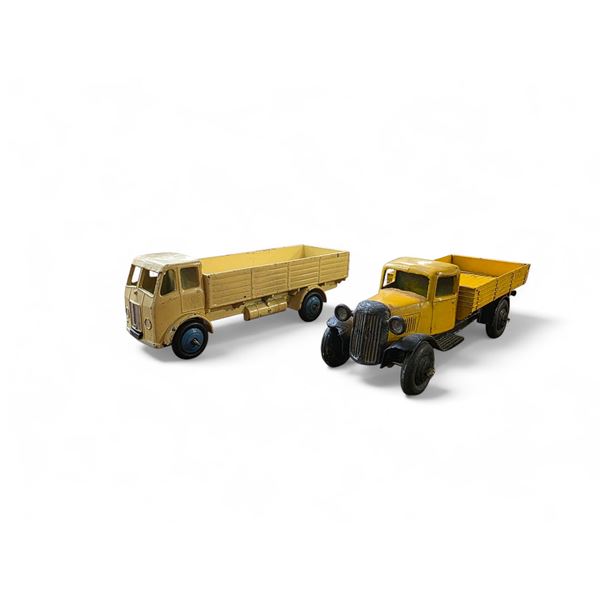 Vintage Dinky Toys "Forward Control Lorry"  & "Tipping Wagon" by Meccano England - No Boxes