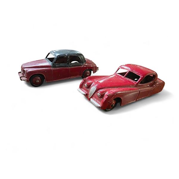 Vintage Dinky Toys "Jaguar" and "Rover 75" by Meccano England - No Boxes