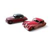 Image 1 : Vintage Dinky Toys "Jaguar" and "Rover 75" by Meccano England - No Boxes