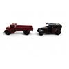 Image 2 : Vintage Dinky Toys "Taxi with Driver" & "Red Motor Truck" by Meccano England - No Boxes