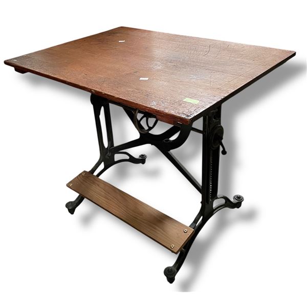 Keuffel & Esser Co Cast Iron Drafting Table