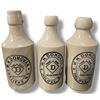 Image 1 : Three  W. H. Donovan Glazed Stoneware Ginger Beer Bottles
