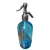 Image 2 : Vintage Blue Glass "Crystal Springs Water" Seltzer Bottle