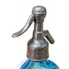 Image 3 : Vintage Blue Glass "Crystal Springs Water" Seltzer Bottle