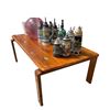 Image 2 : Mid-Century Solid Teak Coffee  Table - 28" x 50" x 18" tall
