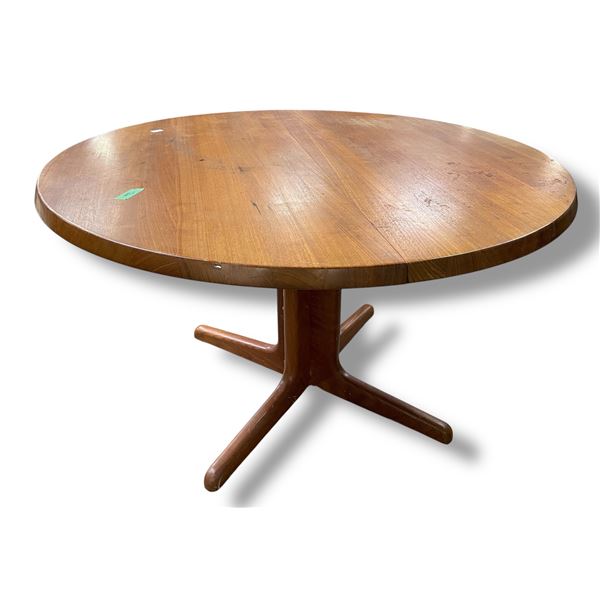 Mid-Century Teak Table - 48" Diameter