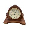 Image 2 : Collection of Wooden Collectibles - 7" Clock, Bird's Eye  Cypress Bowl, Candle Holder and more