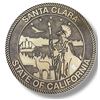 Image 1 : 24" "Santa Clara, State of California" Movie Prop Sign