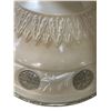 Image 3 : Vintage Glass Torchiere Lamp Shade - 14" Diameter