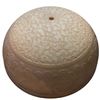 Image 2 : Two-Tone Brown Glass Lamp Shade - 14" Diameter