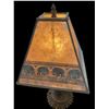 Image 3 : Table Lamp with Elephant Motif Shade and Metal Base - 18" tall