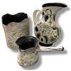 Image 1 : Glazed Pottery Jug, Art Pottery Vase & Handled Saucier