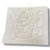 Image 1 : Mayan Style Baked Clay Tablet - 8" x 7"