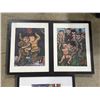 Image 2 : 3 Framed Painting of " Boys at Play" - Average framed size: 17" x 13"