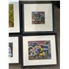 Image 3 : 3 Dang Hong Van & 1 Other Framed Painting - Average framed size: 13" x 15".