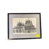 Image 1 : Vintage  Print "Church of Transfiguration" -by Oleg Ivanovich Ardimasov. Framed dimensions: 13" x 16