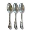 Image 1 : 3 Birks Sterling Silver 8 1/2" Serving Spoons with Monogramed Handles - Weight =205 grams
