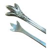 Image 7 : 7 Birks Sterling Sauce and Condiment Spoons, Fork, Butter Knife, and Sugar Tong. Total  Weight = 195