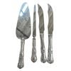 Image 2 : Birks Sterling Silver Handled Salad Server Set, Letter Opener, Pie Server and 2 Steak Knives - Some
