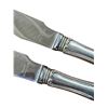 Image 5 : Birks Sterling Silver Handled Salad Server Set, Letter Opener, Pie Server and 2 Steak Knives - Some