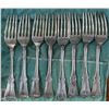 Image 2 : 8 Birks Sterling Silver 7 1/2" Dinner Forks"  Forks - Total Weight = 470 grams.  Some have monograme