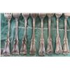 Image 3 : 8 Birks Sterling Silver 7 1/2" Dinner Forks"  Forks - Total Weight = 470 grams.  Some have monograme