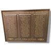 Image 1 : Bainbridge St. Theatre Fire Memorial Sign- 32" x 14"