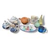 Image 1 : Shelf of China Pottery & Glass from Many Countries