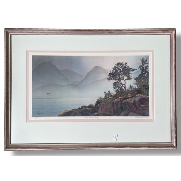 B. Roberts Ltd. Edition Print "View from Lion's Bay" #144/295 - 30" x 20" framed.