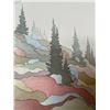 Image 4 : Deryk Houston Ltd. Editon Print "Mountain Landscape" #18/375 - 35" x 30" framed.